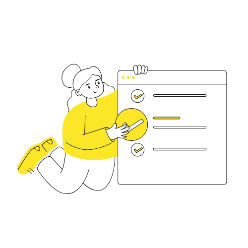 チェックリストのイラスト