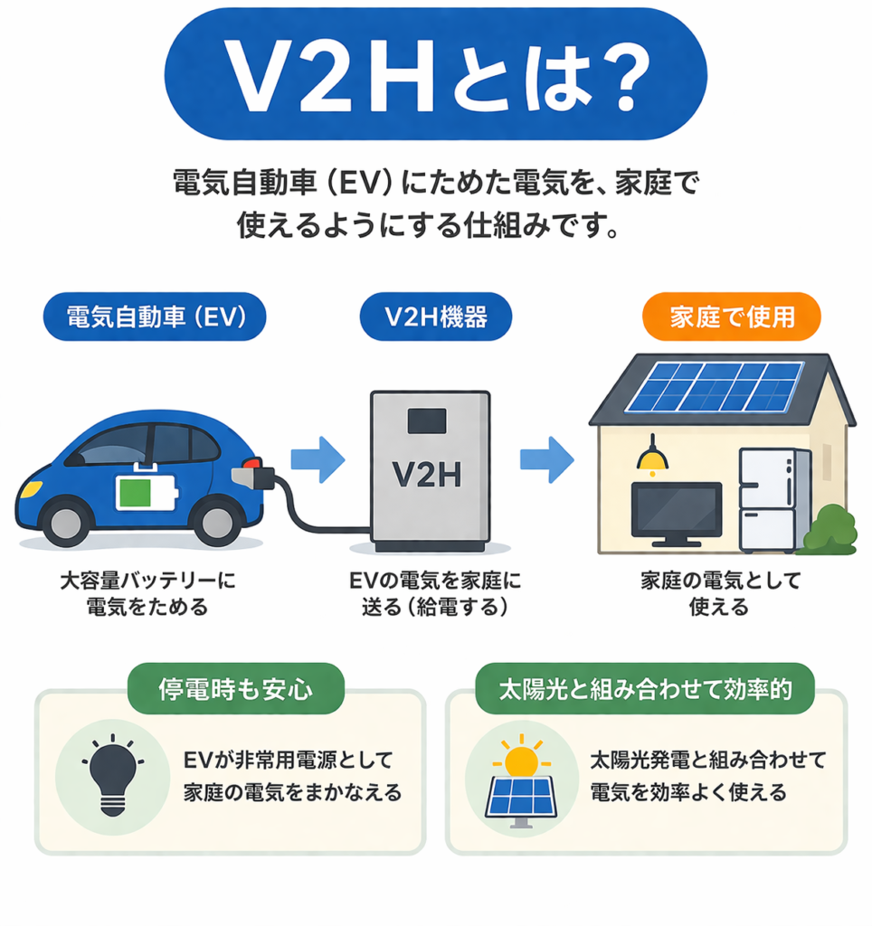 V2Hの解説図