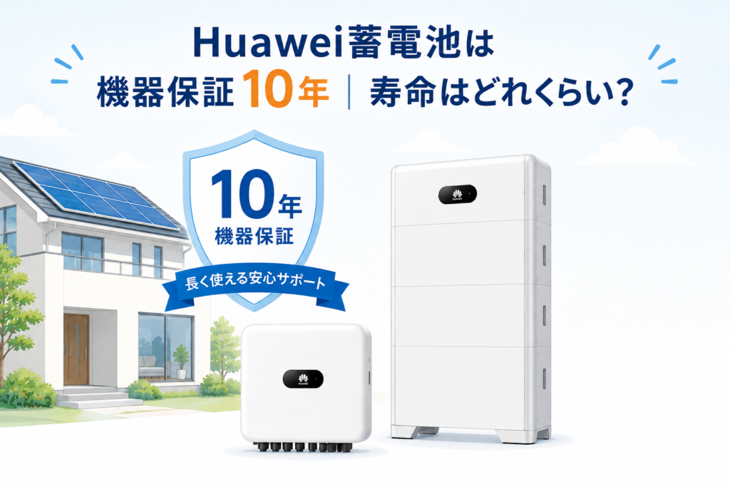 Huawei,蓄電池,保証