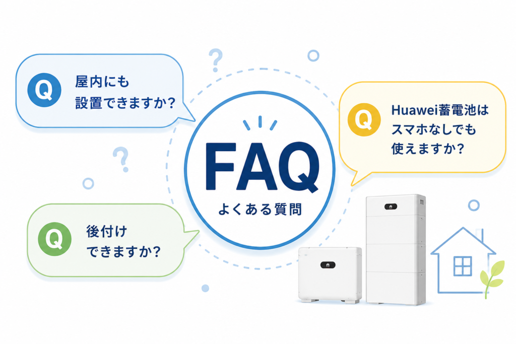 Huawei,蓄電池,質問