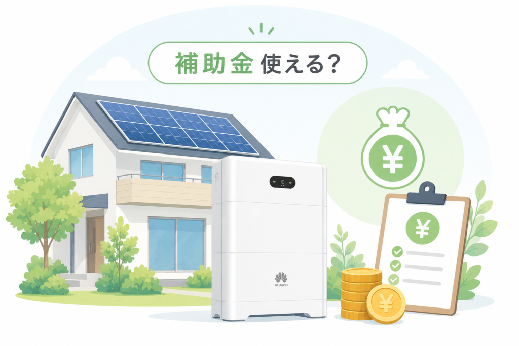Huawei,蓄電池,補助金