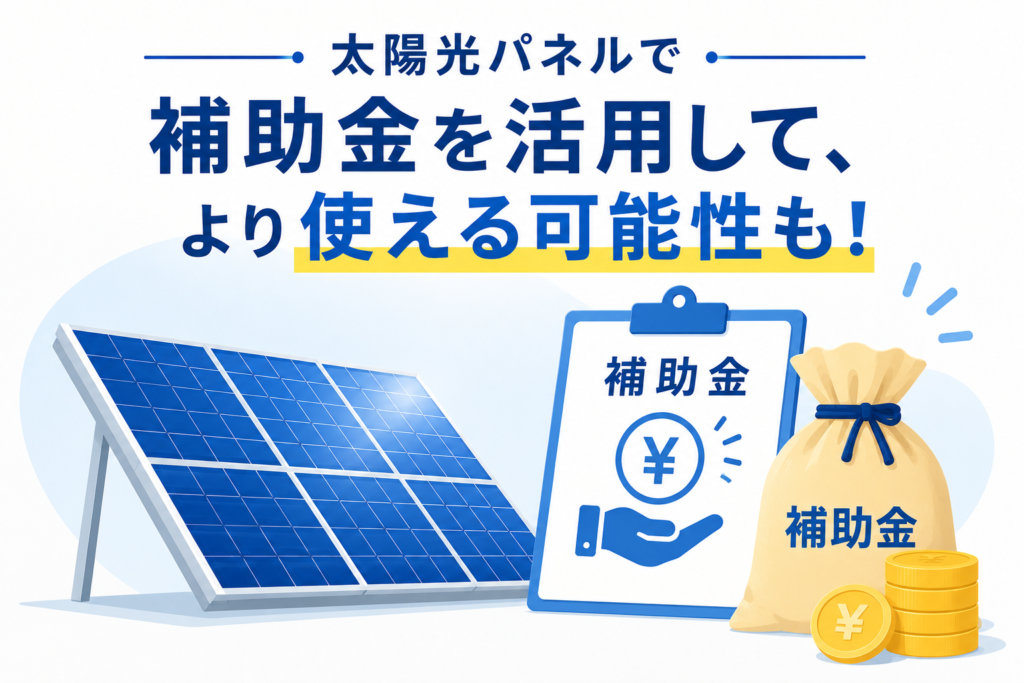 太陽光補助金
