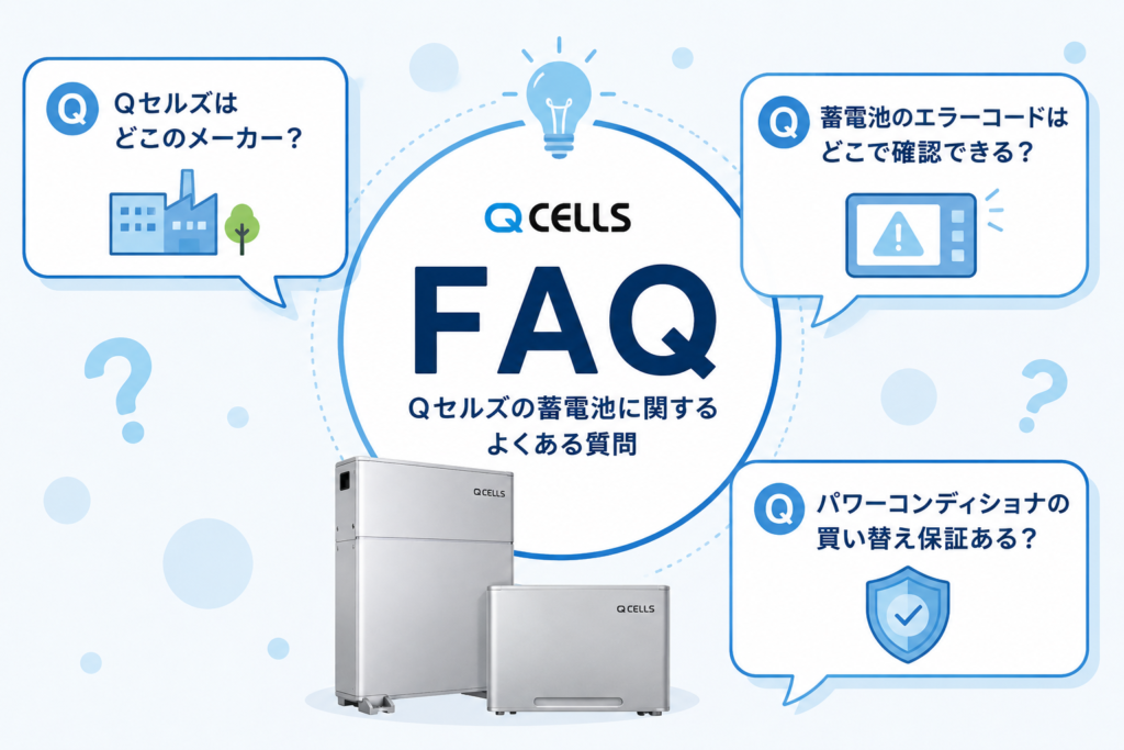 Qセルズの蓄電池に関するよくある質問