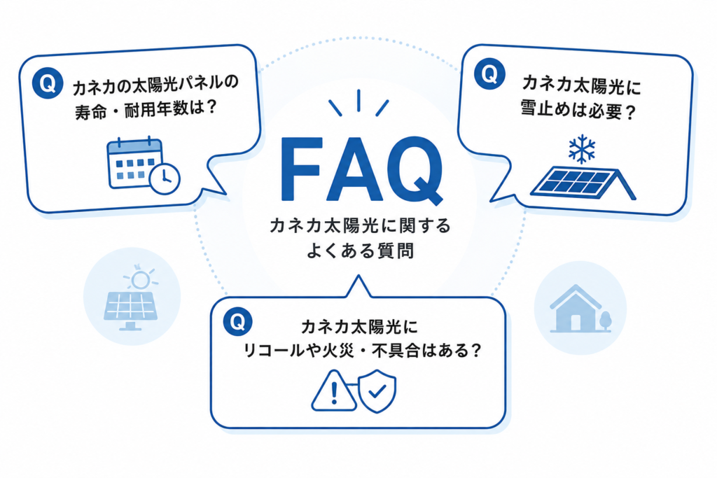 カネカ太陽光に関するよくある質問