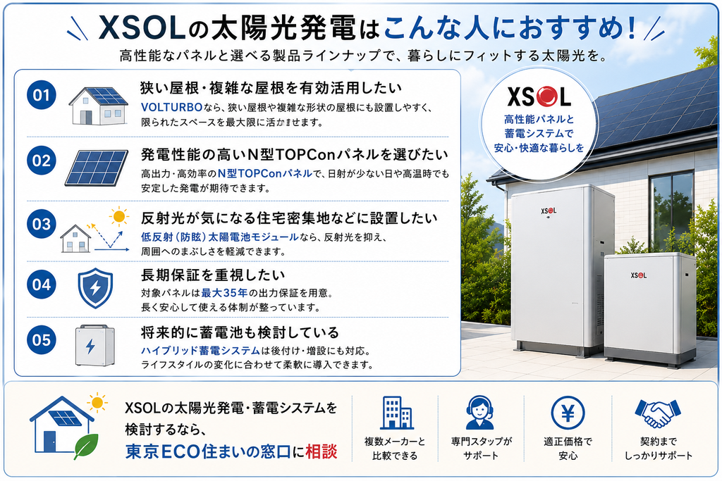 エクソルはこんな人におすすめ