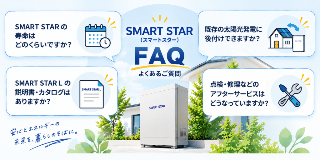 伊藤忠商事の蓄電池「SMART STAR」に関するよくある質問