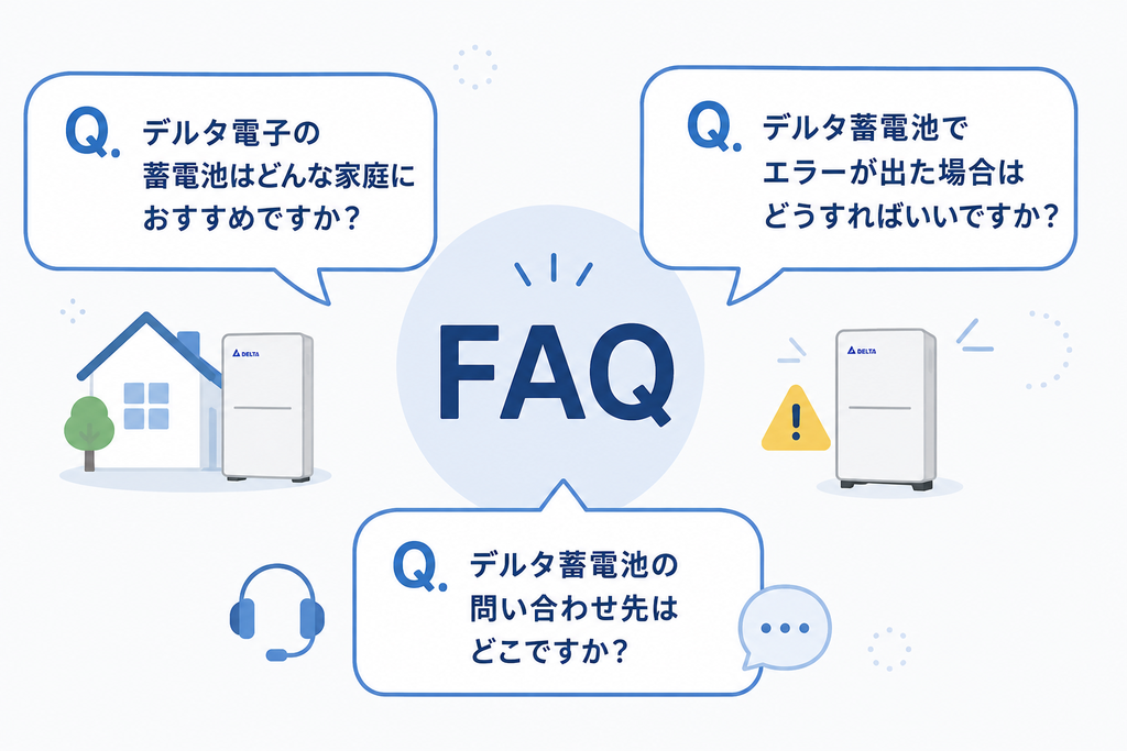 デルタ蓄電池に関するよくある質問